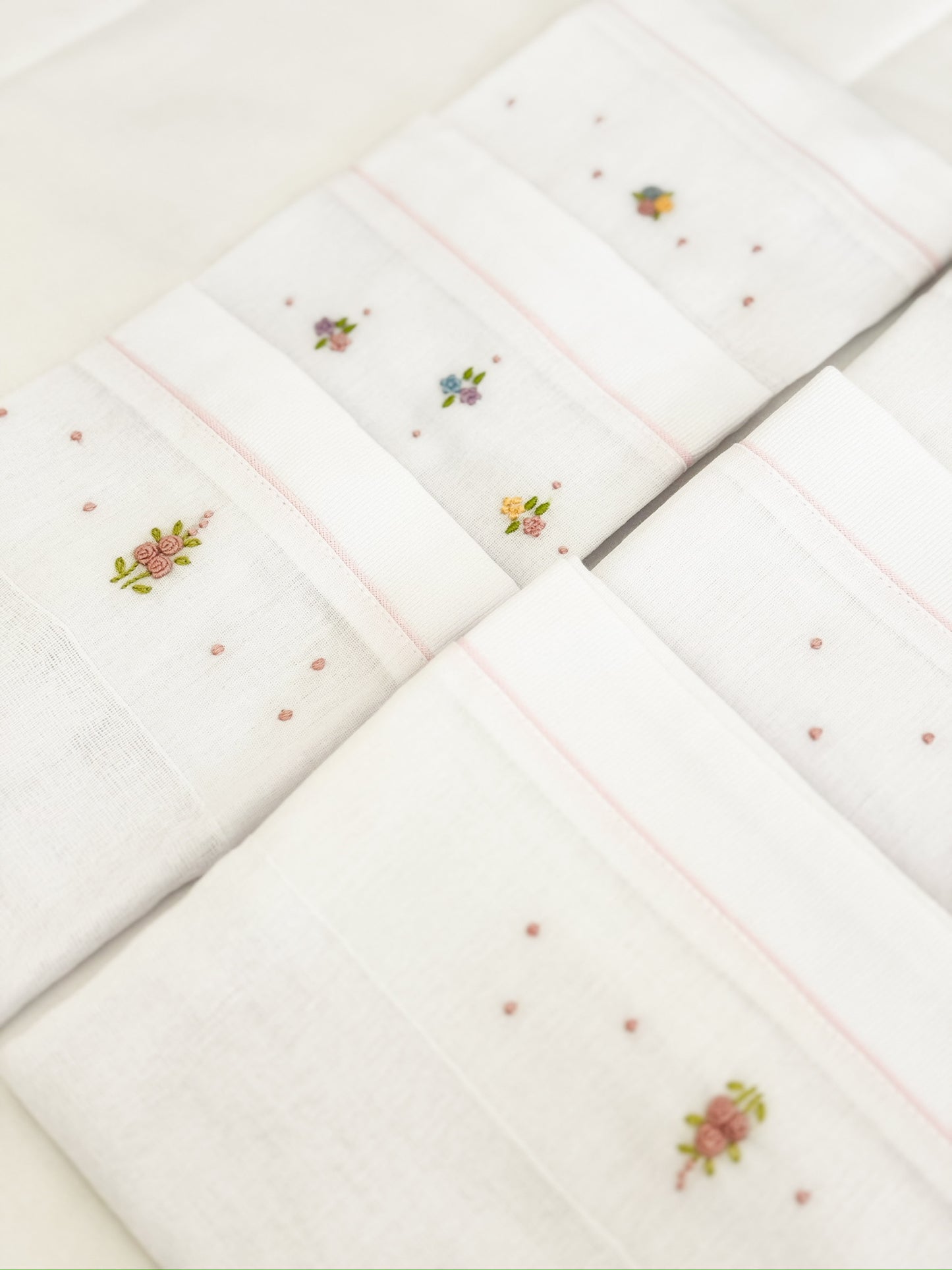 Jogo de paninhos flor rococó