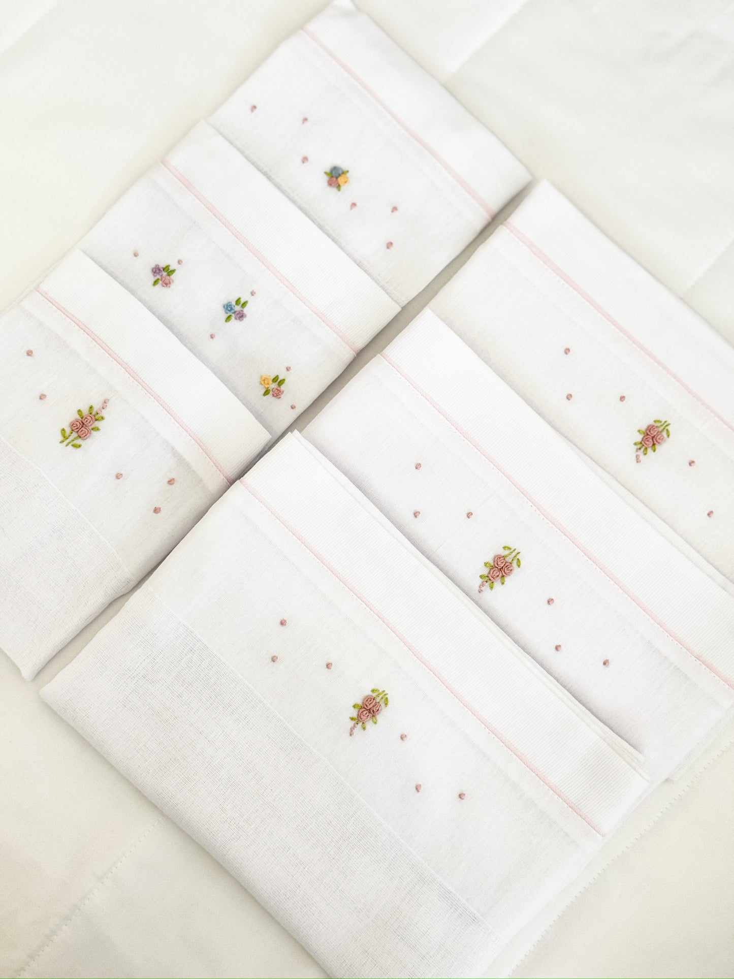 Jogo de paninhos flor rococó
