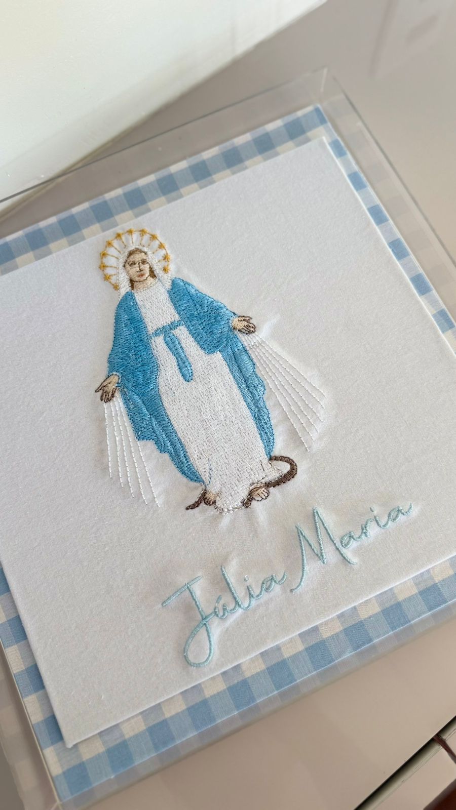 Quadro de Porta Nossa Senhora em Acrílico