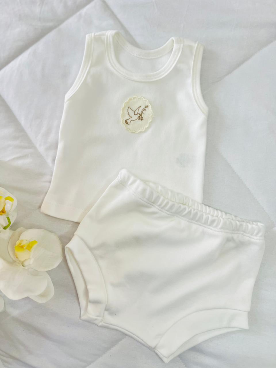 Conjunto regata com tapa fraldas Espírito Santo
