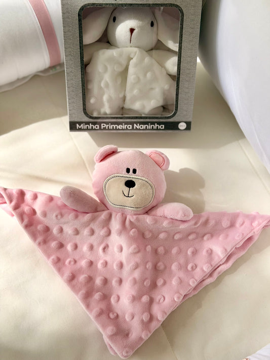 Naninha urso rosa