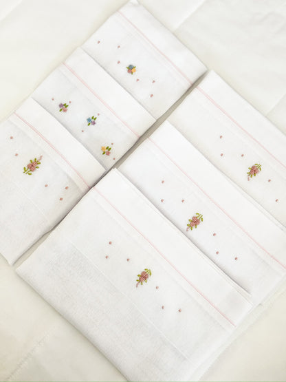 Jogo de paninhos flor rococó
