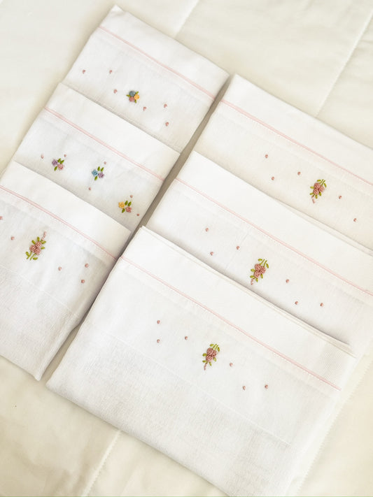 Jogo de paninhos flor rococó