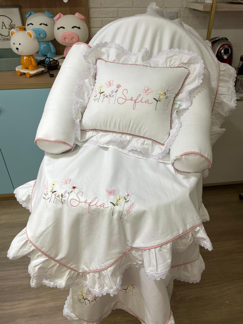 Kit maternidade floral