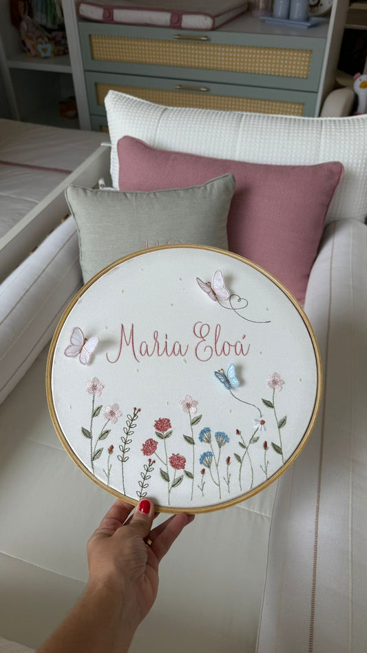 Quadro de Porta Jardim