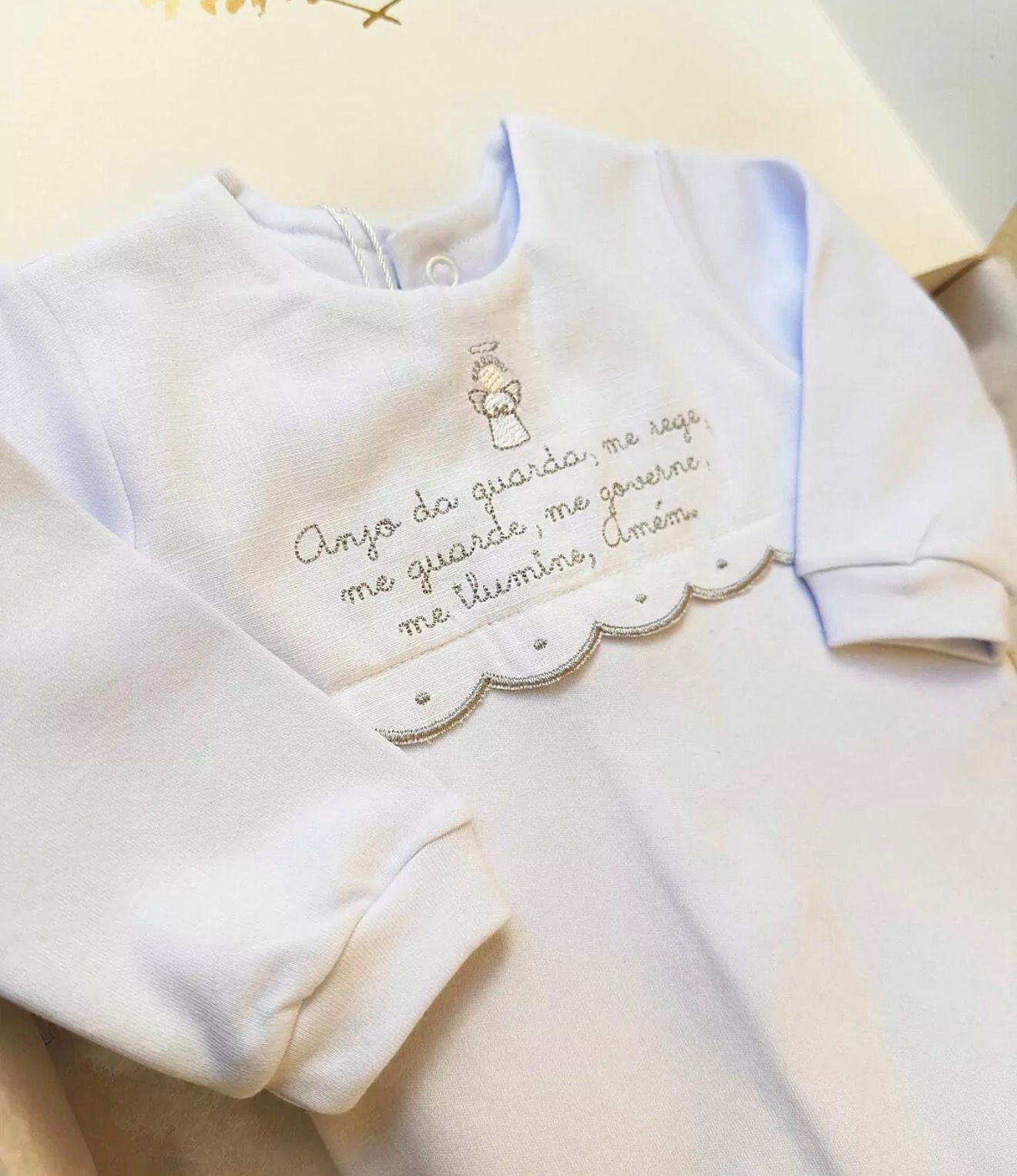 Macacão anjinho da guarda