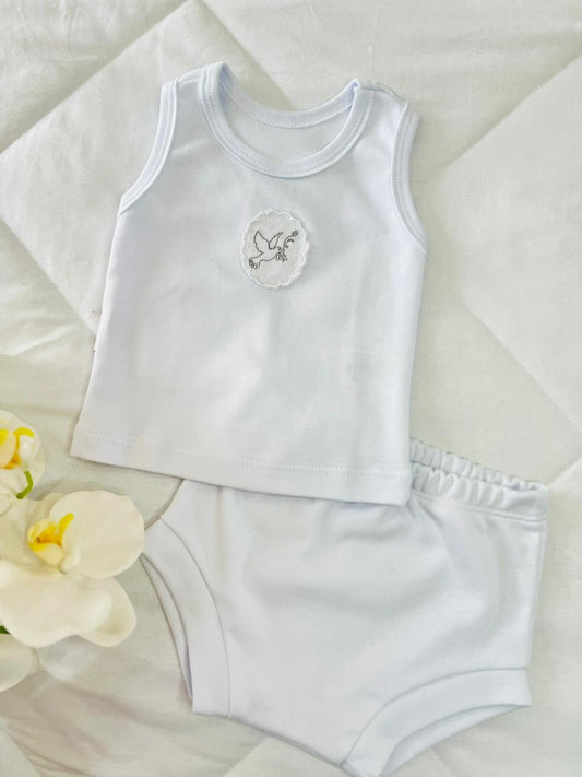 Conjunto regata com tapa fraldas Espírito Santo