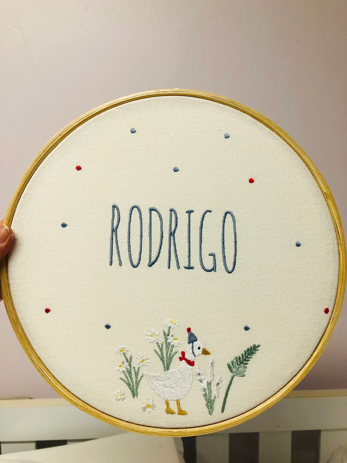 Quadro de Porta Patinhos Retrô