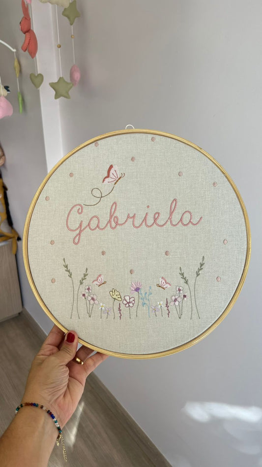 Quadro de Porta póas de borboleta