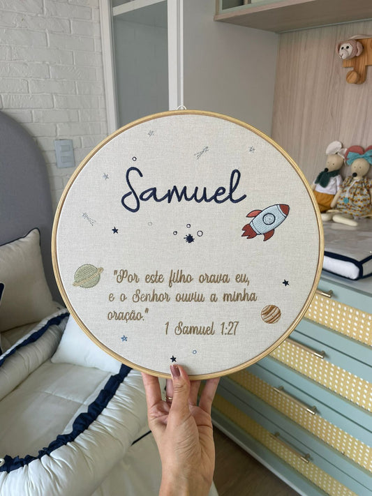 Quadro de Porta Astronauta