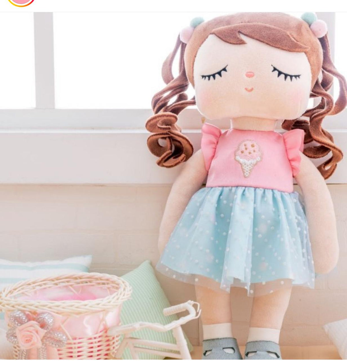 Boneca Angela Candy School – Ateliê Três Marias
