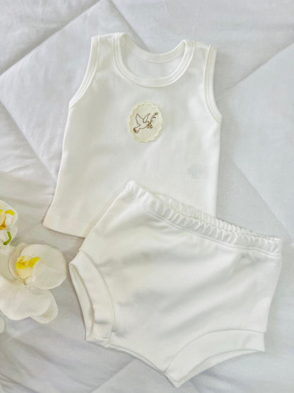 Conjunto regata com tapa fraldas Espírito Santo