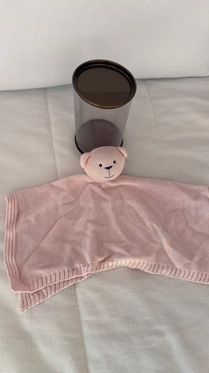 Naninha ursinho rosa bebê