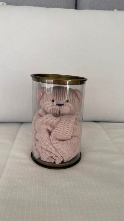Naninha ursinho rosa bebê