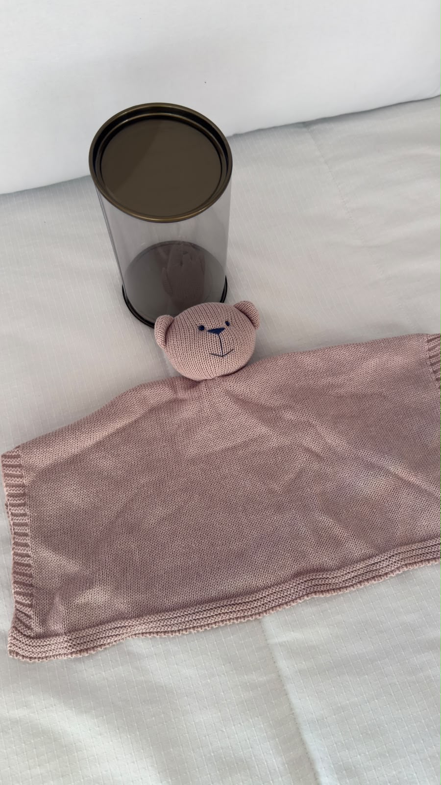 Naninha ursinho rosa seco